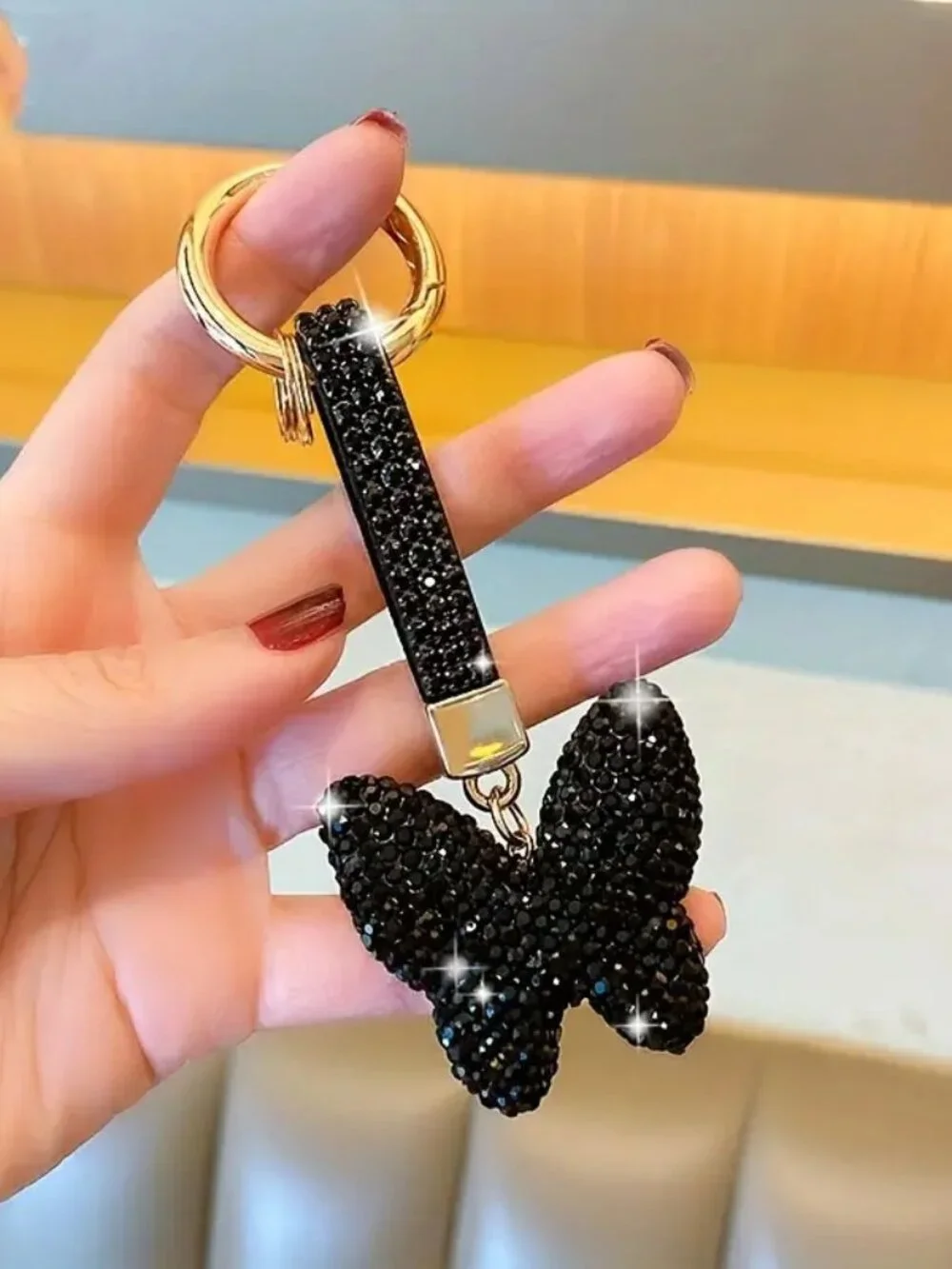 Bling Butterfly keychains B27